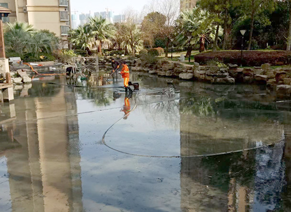 芜湖景观池淤泥清理