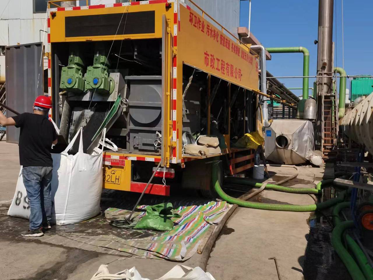 芜湖淤泥压干处理